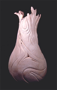 An abstracted sculpture