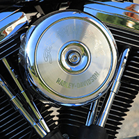 96 cubic inch V-Twin Harley Davidson motor.