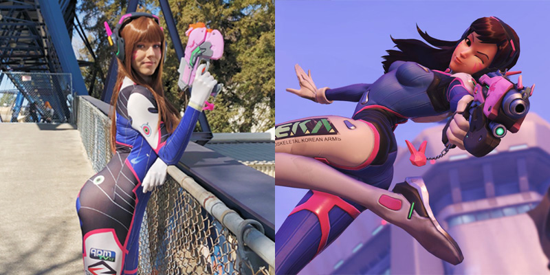 D.VA cosplay Overwatch