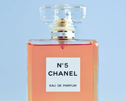 Chanel perfume product.