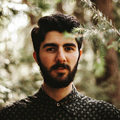 moody portrait of man