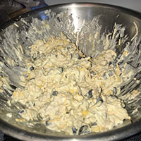 all the ingredience mixed up