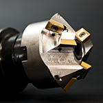Cutting tool used in machining.