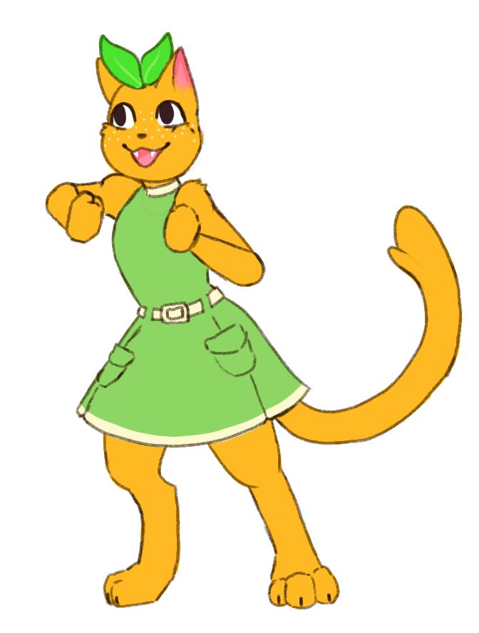 Tangy from Animal Crossing.