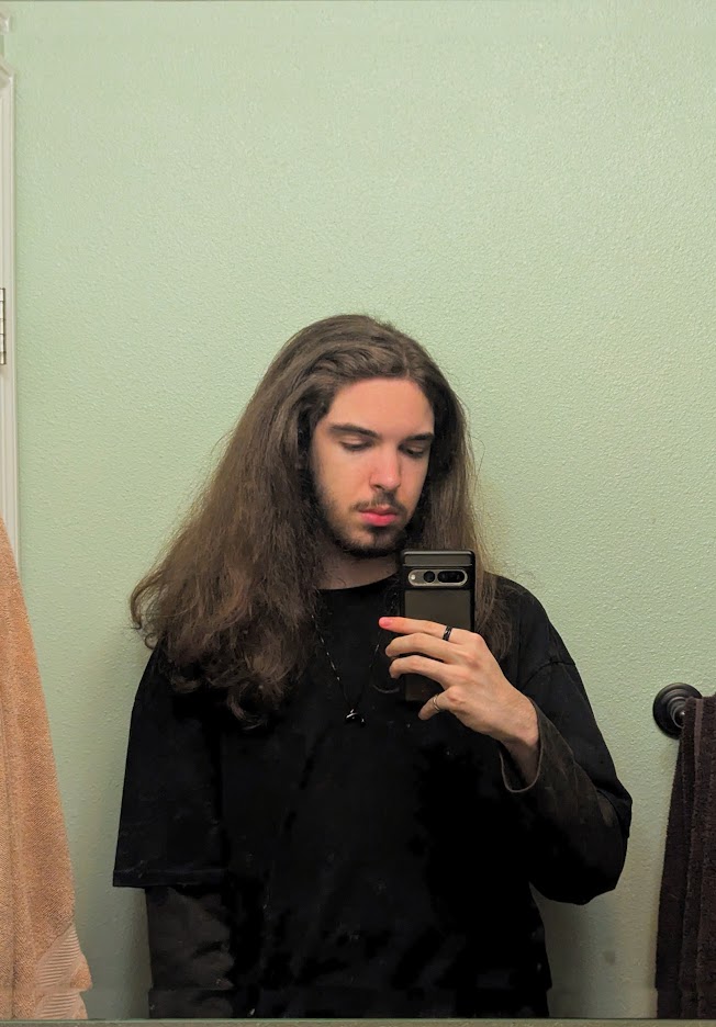 A selfie image of Ethan Lucero.