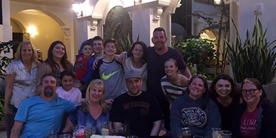 Photo showing entire Anderson Family