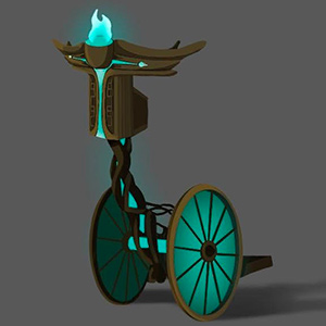 illustration of a futuristic segway