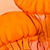 Orange jellyfish