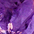 Close up of purple gem