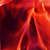 Close up of red flames