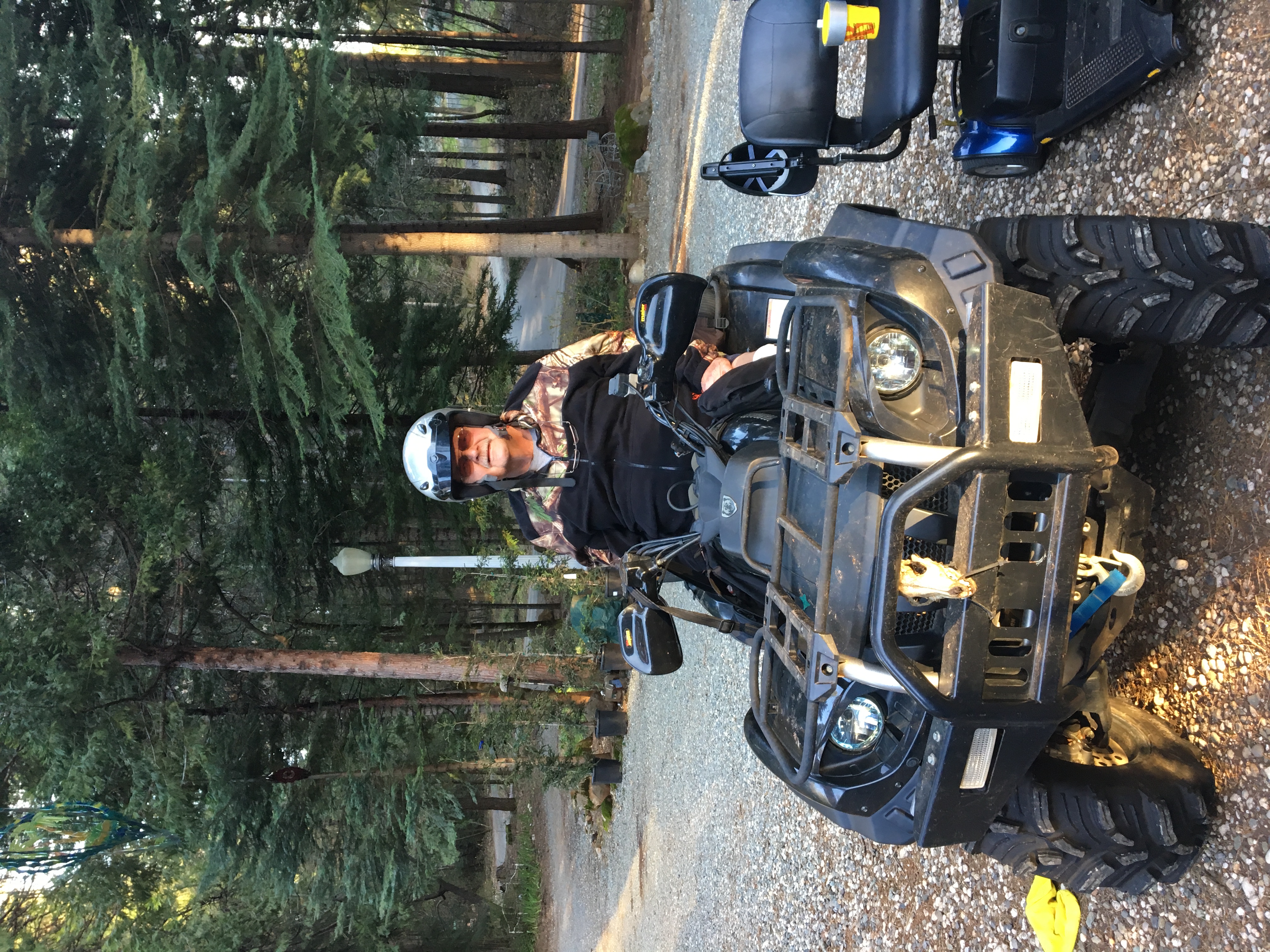 man on quad