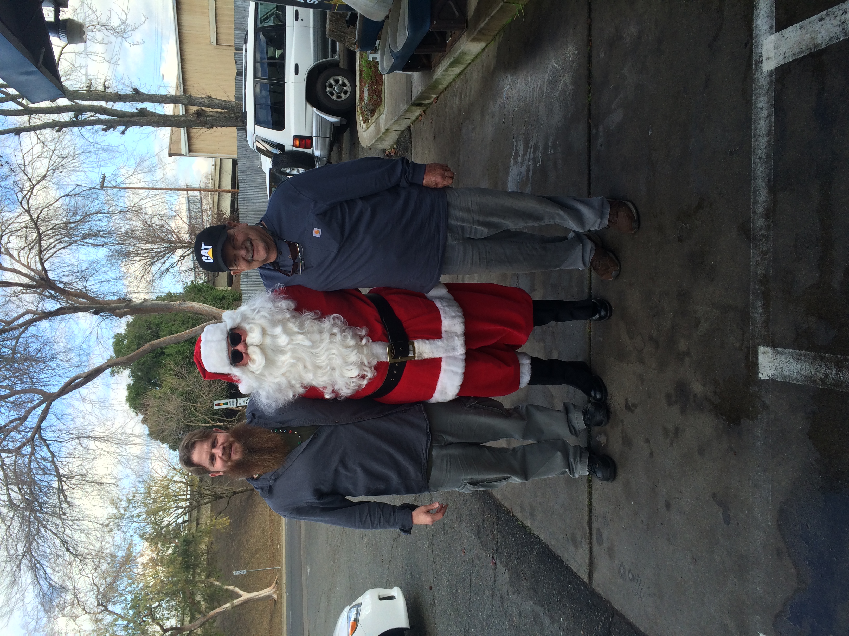 men with santa