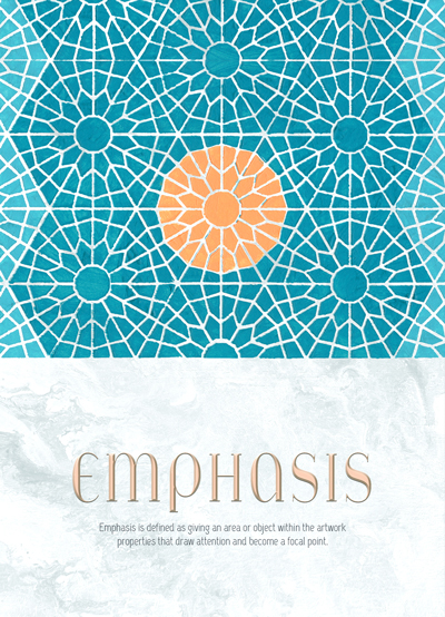 Graphic representation of the emphasis principle