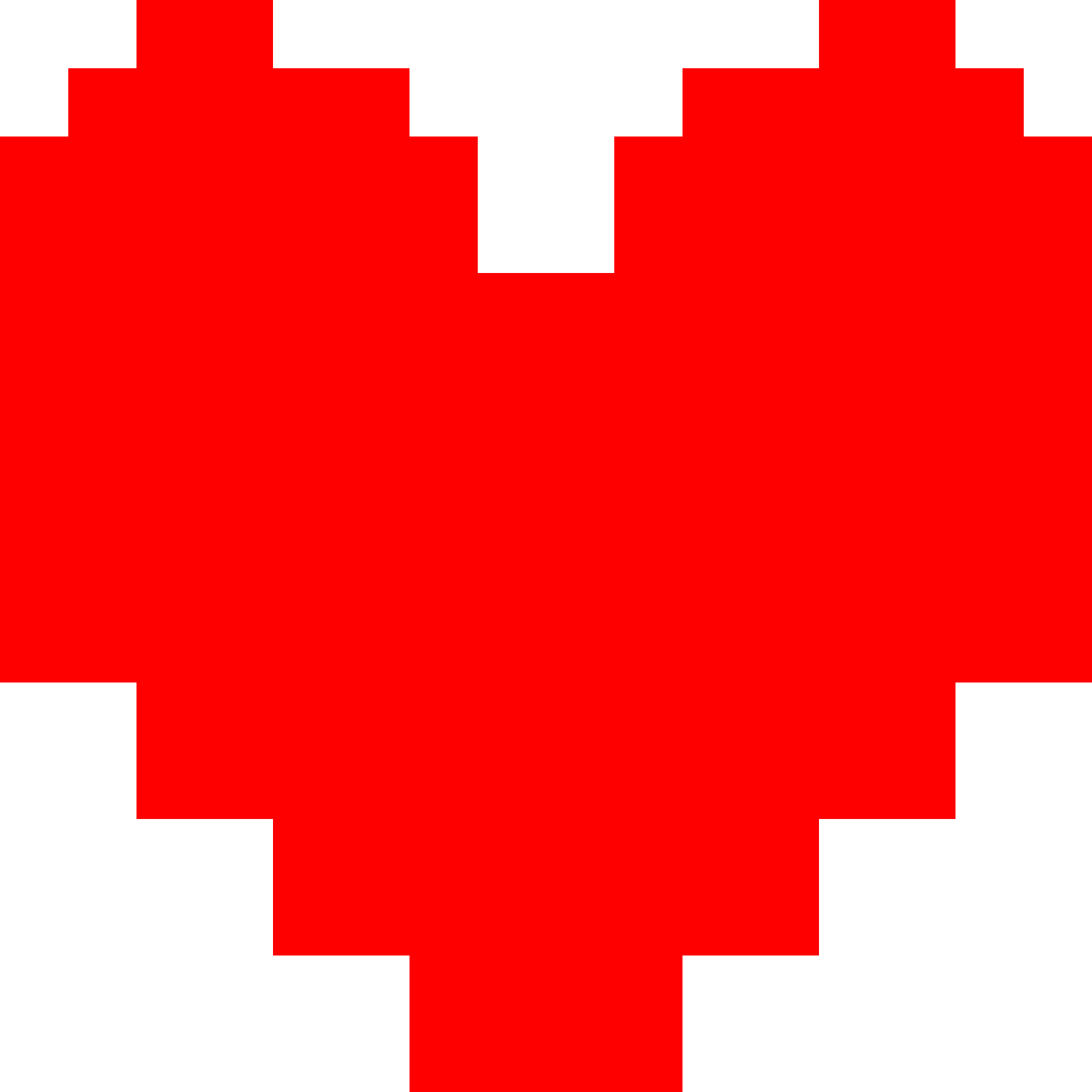 Soul sprite from UNDERTALE