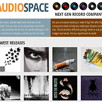 screenshot of webpage for a music festival