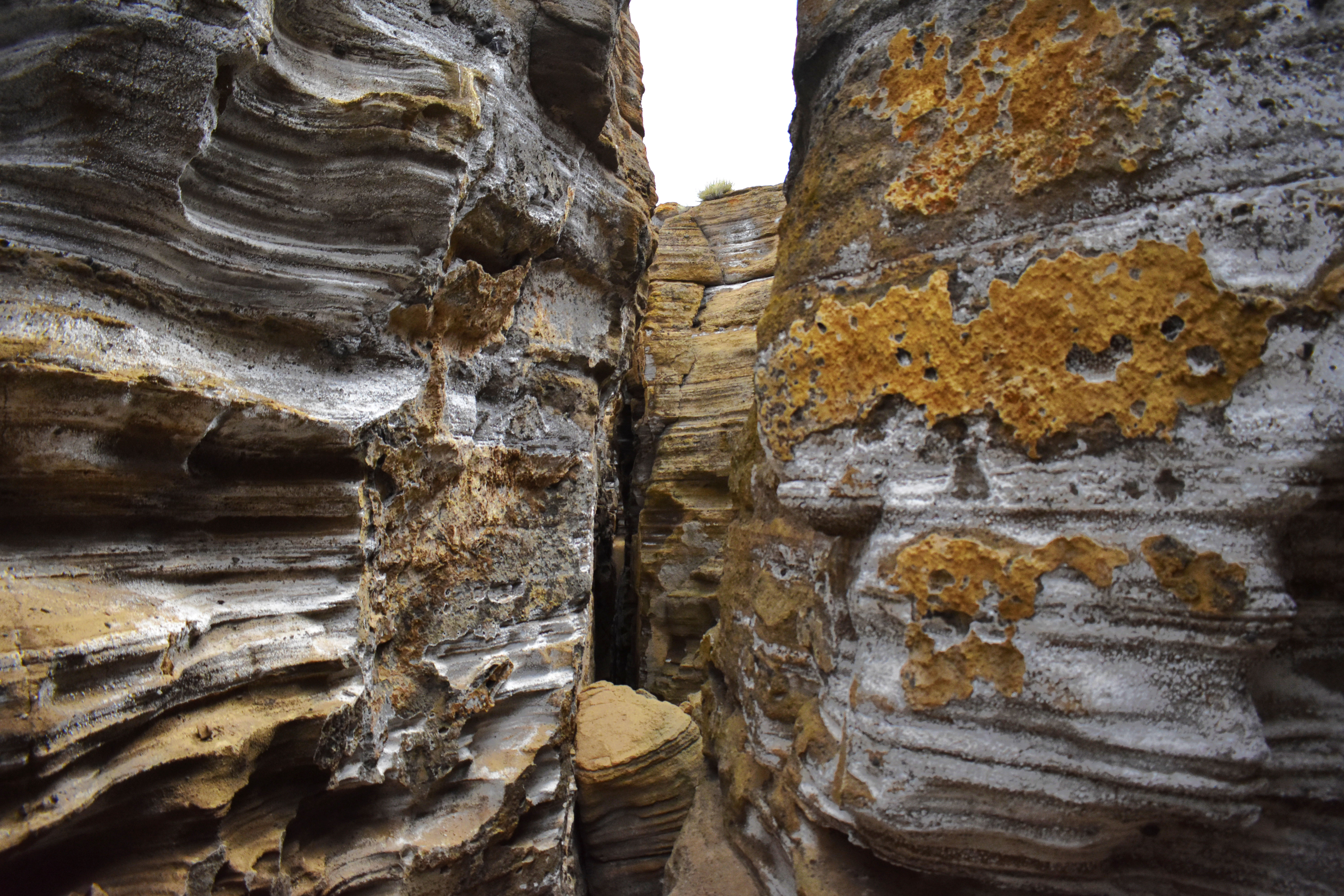 volcanic fissures from inside