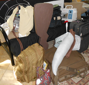A bunch of luggage