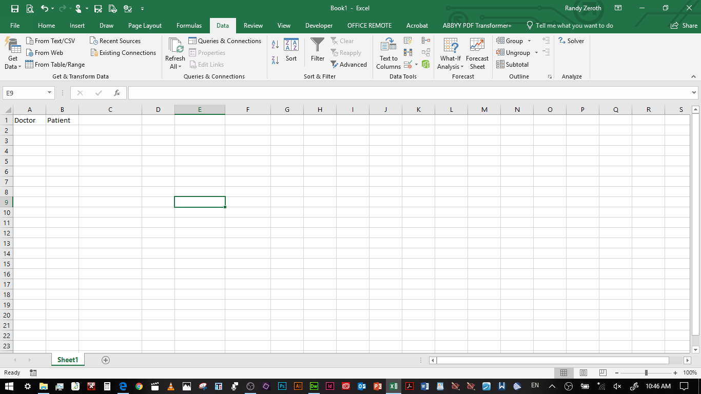picture of an excel spreadsheet